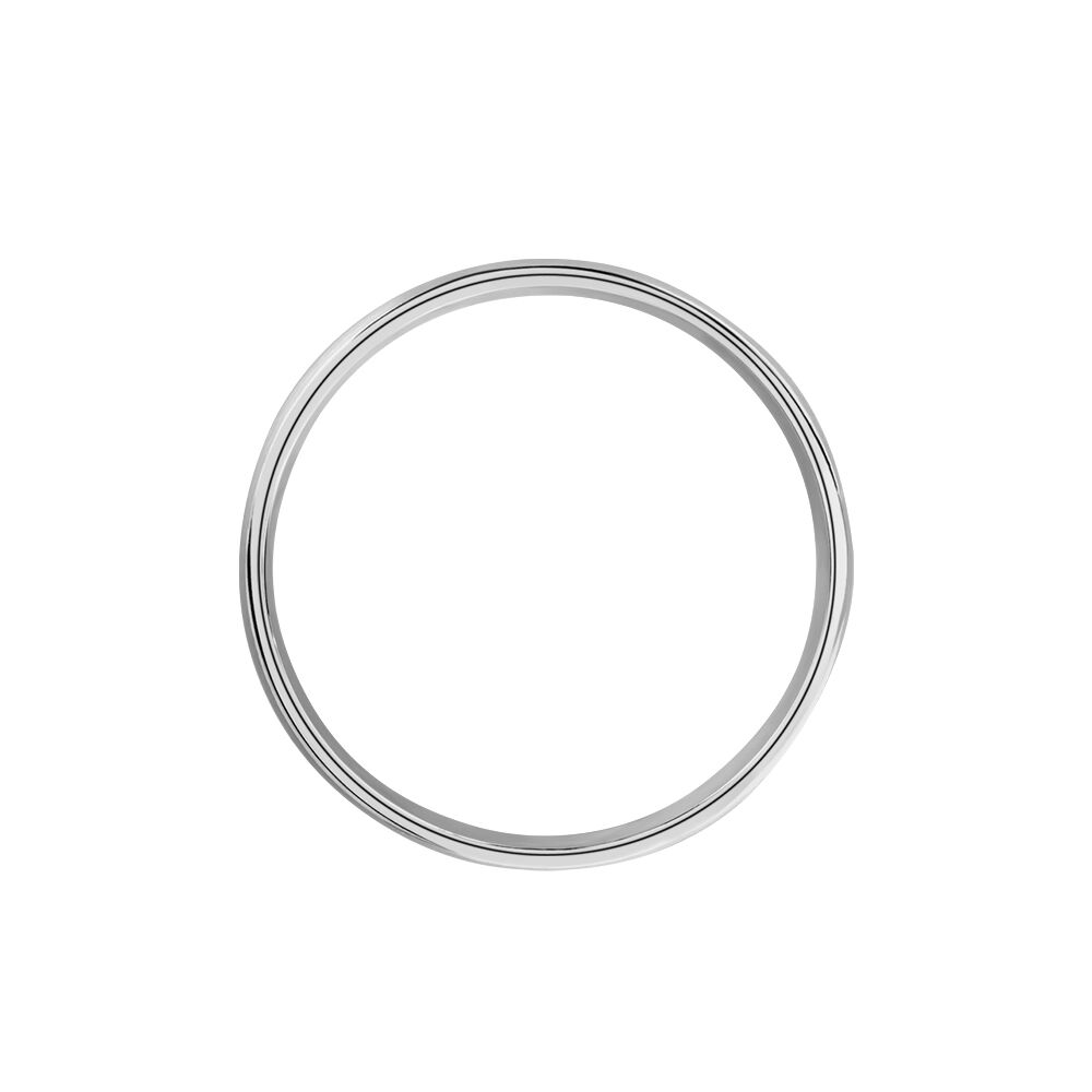 Alliance Julio Ruban Poli Brosse Or Blanc - Alliances duo Unisex | Marc Orian