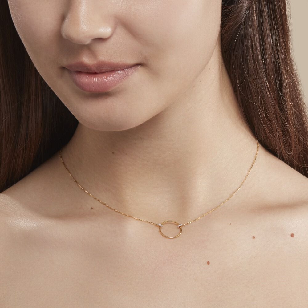 Collier Proserpine Or Jaune Diamant - Colliers avec pierres Femme | Marc Orian