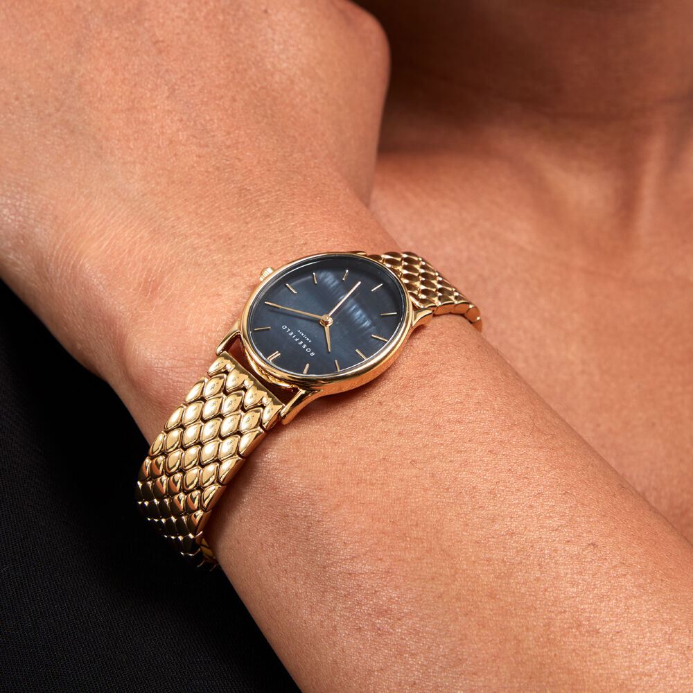 Montre Rosefield Oval Noir - Montres étanches Femme | Marc Orian