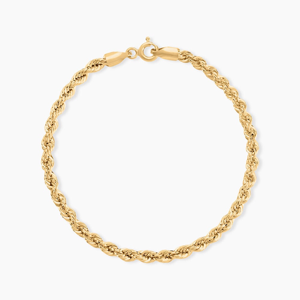 Bracelet Jerry Maille Corde Or Jaune - Bracelets mailles Femme | Marc Orian