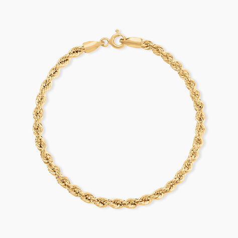 Bracelet Jerry Maille Corde Or Jaune - Bracelets mailles Femme | Marc Orian