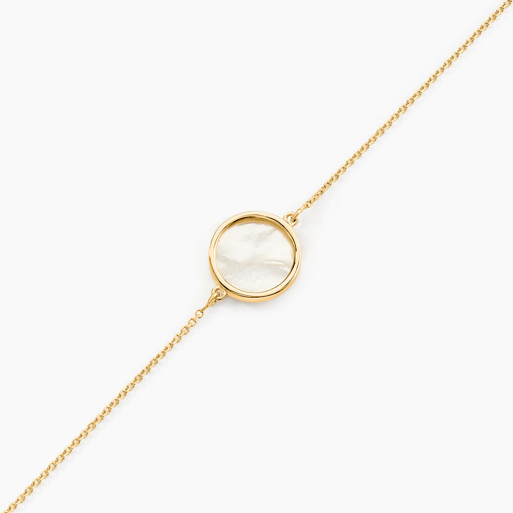 Bracelet Lucky Gems Or Jaune - Bracelets Medailles Femme | Marc Orian