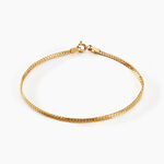 Bracelet Or Jaune Izel Maille Anglaise - Bracelets mailles Femme | Marc Orian