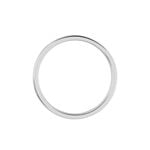 Alliance Nelcie Ruban Plat Argent Blanc - Alliances duo Famille | Marc Orian