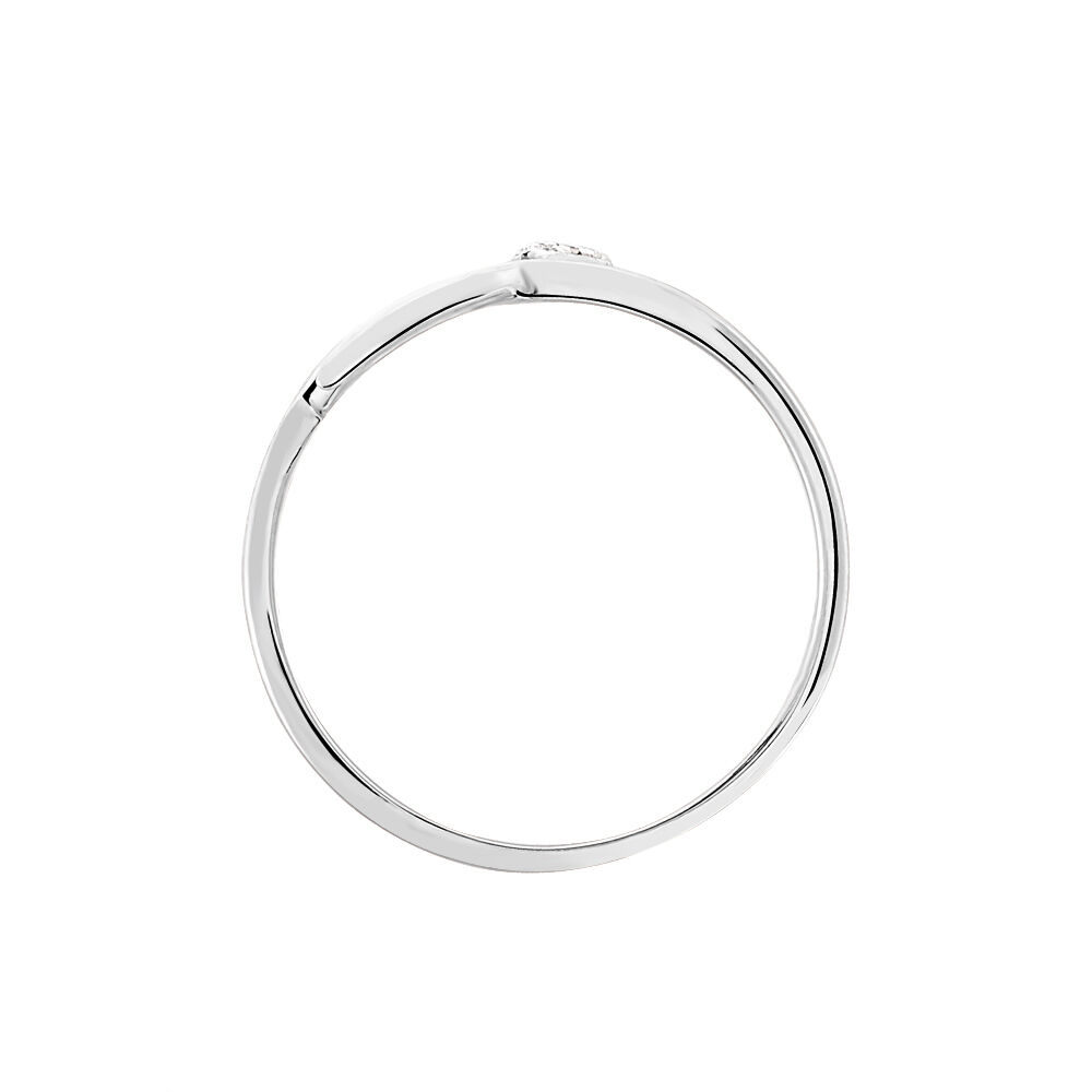 Bague Fleche Or Blanc Diamant - Bagues pierres précieuses Femme | Marc Orian