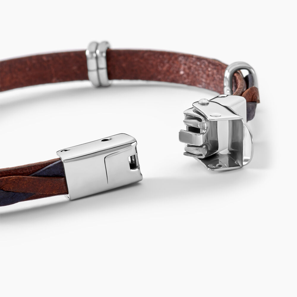 Bracelet Acier Blanc Pacome - Bracelets cuir Homme | Marc Orian