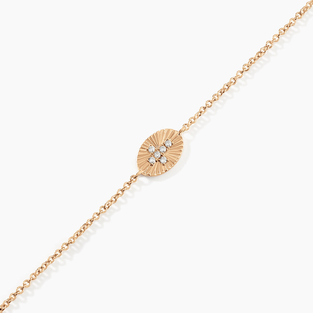 Bracelet Embrasement Plaqué Or Jaune Oxyde De Zirconium - Bracelets chaînes Femme | Marc Orian