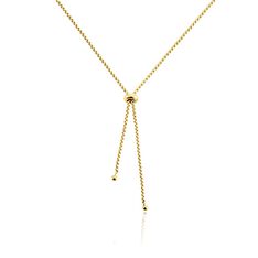 Collier Hollie Acier Jaune - Sautoirs Femme | Marc Orian