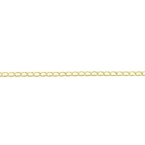 Collier Capucin Or Jaune Maille Marine Plate - Chaines Femme | Marc Orian