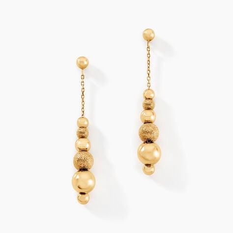 Boucles D'oreilles Pendantes Brooks Or Jaune - Pendantes Femme | Marc Orian