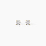 Boucles D'oreilles Puces Kate Or Jaune Diamant - Boucles d'oreilles mariage Femme | Marc Orian