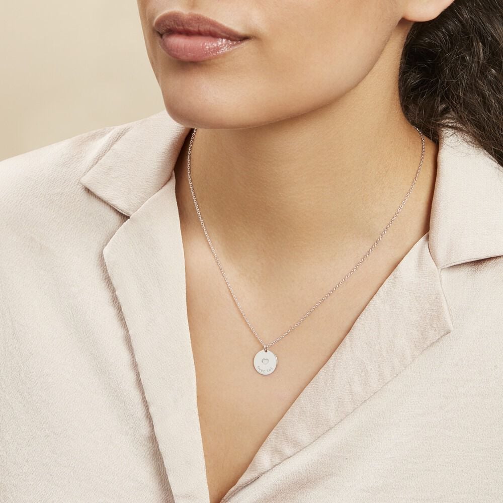 Collier Argent Blanc Nevada - Colliers Femme | Marc Orian
