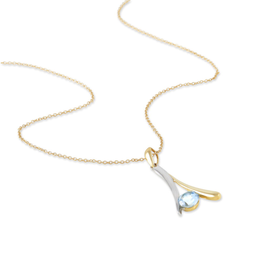 Collier Madli Or Bicolore Topaze - Colliers avec pierres Femme | Marc Orian