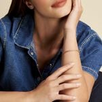 Bracelet Jany Maille Palmier Or Jaune - Bracelets mailles Femme | Marc Orian