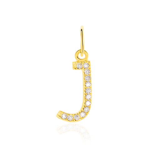Pendentif Lettre J Or Jaune Oxyde - Pendentifs Famille | Marc Orian