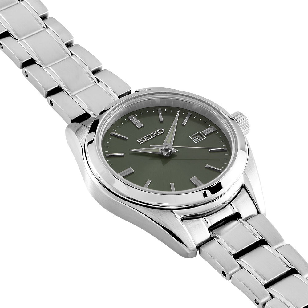 Montre Seiko Classique Kaki - Montres classiques Femme | Marc Orian