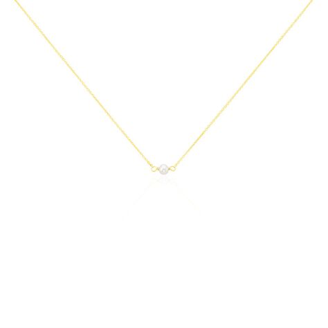 Collier Or Jaune Gentiane Perle - Colliers Femme | Marc Orian
