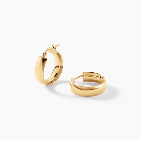 Cr&eacute;oles Terezia Argent Dor&eacute; A L'Or 750/1000 - Cr&eacute;oles Femme | Marc Orian