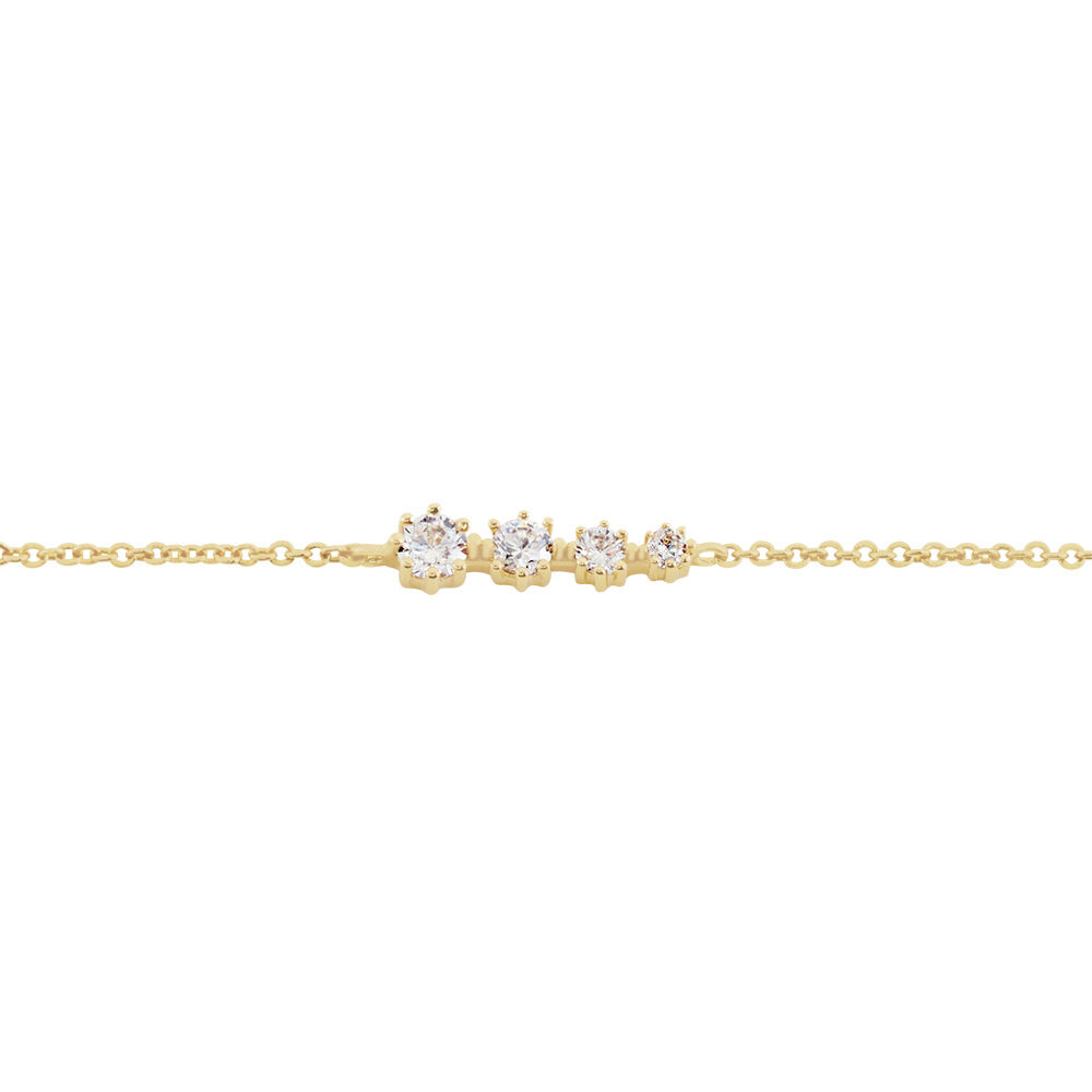 Bracelet Plaqué Or Boubou Oxydes De Zirconium - Bracelets chaînes Femme | Marc Orian