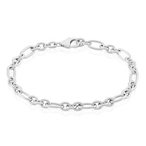Bracelet Camiorica Argent Blanc - Bracelets mailles Femme | Marc Orian
