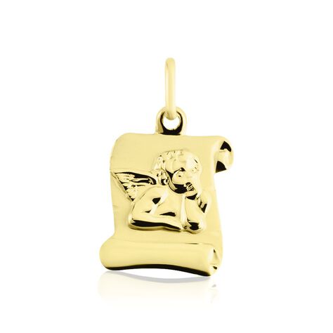 Pendentif Ange Parchemin Or Jaune - Bijoux personnalisés Famille | Marc Orian