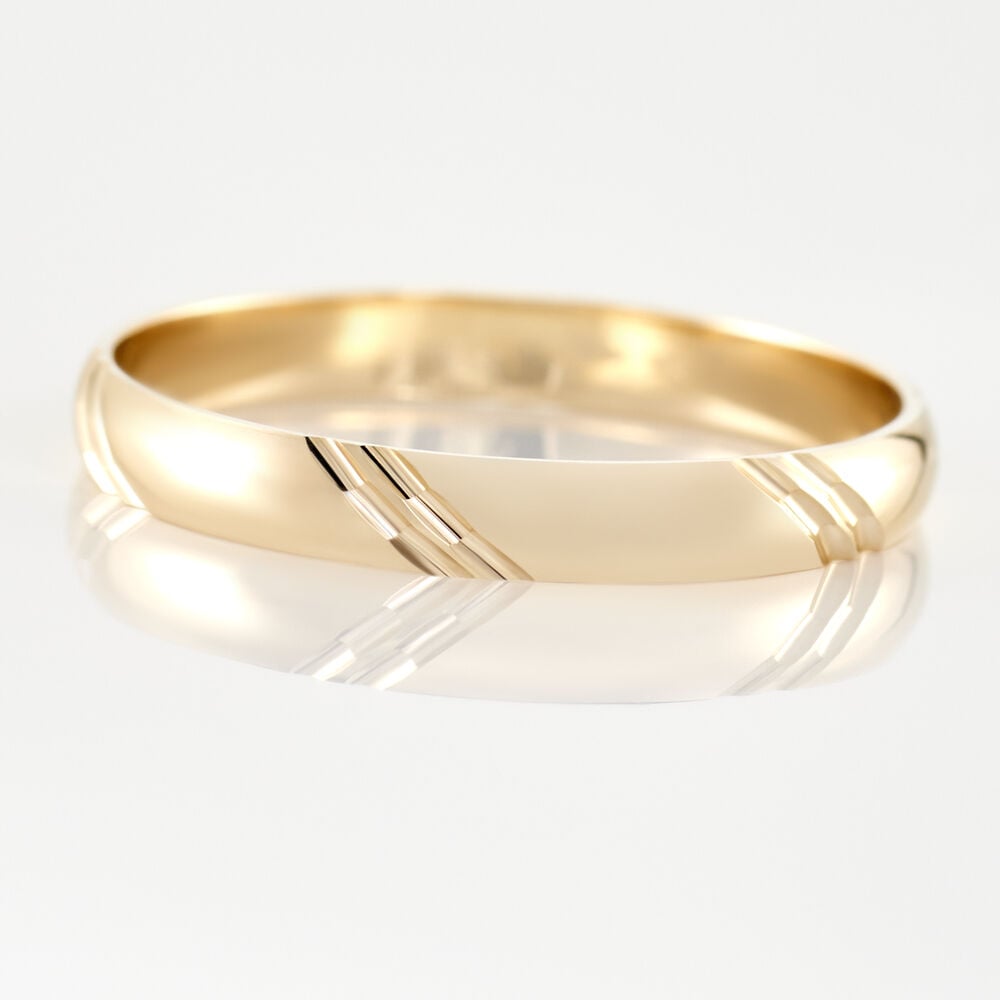 Alliance Massina Demi Jonc Classique Or Jaune - Alliances duo Unisex | Marc Orian