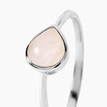 Bague Tao Argent Blanc Quartz - Bijoux fantaisie Femme | Marc Orian