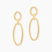 Boucles D'Oreilles Pendantes Franklyn Or Jaune - Pendantes Femme | Marc Orian