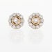 Boucles D'oreilles Puces Charletta Or Jaune Diamant - Puces Femme | Marc Orian