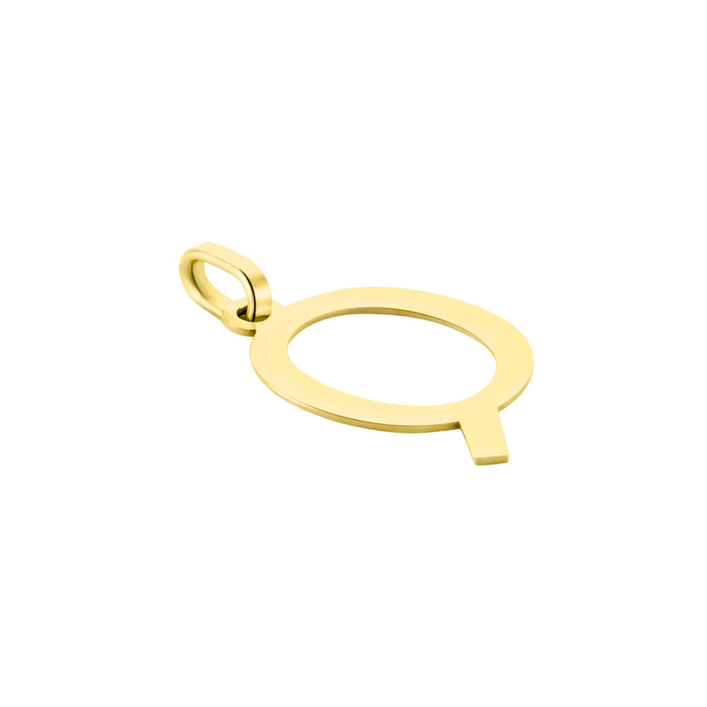 Pendentif Ionia Lettre Or Jaune - Pendentifs Famille | Marc Orian