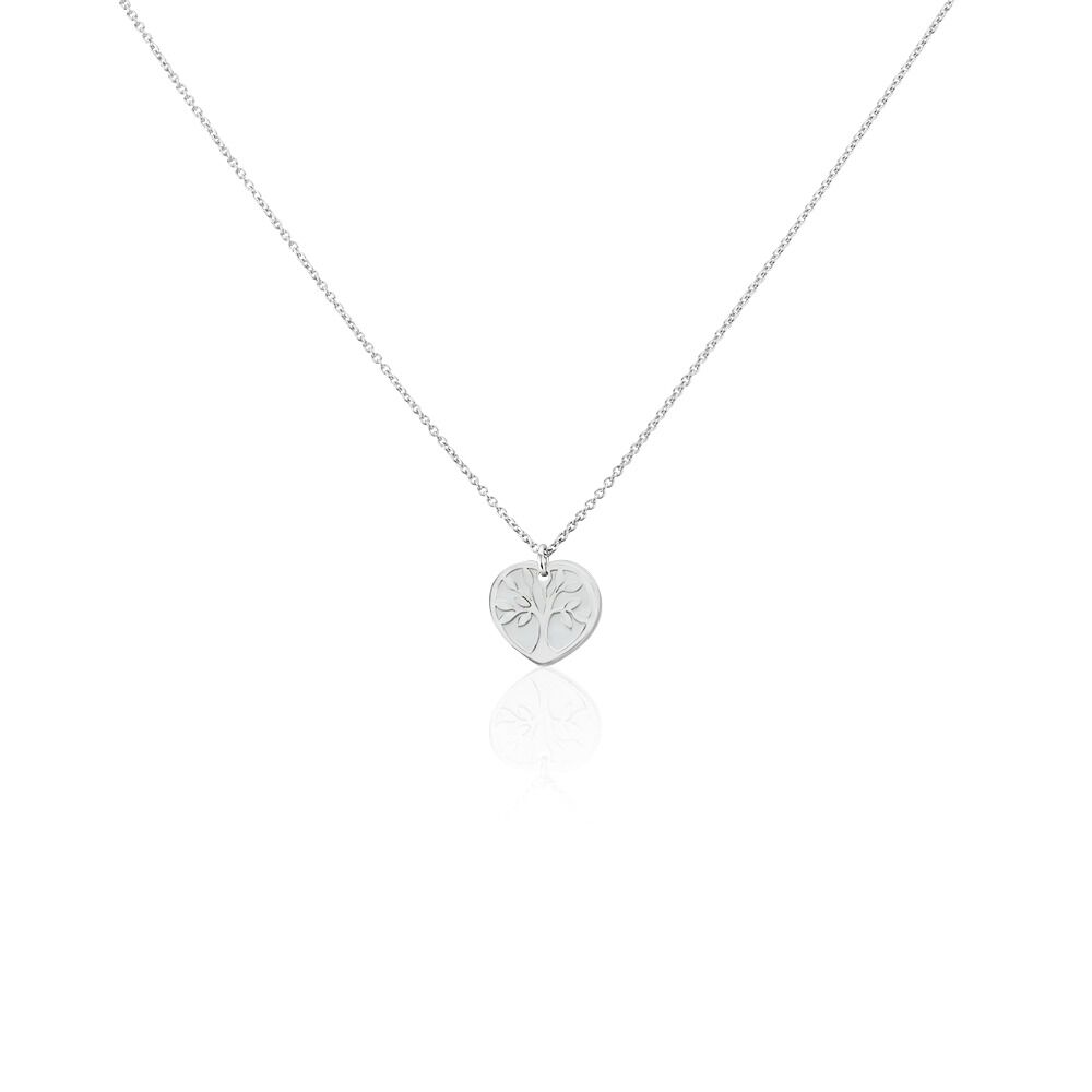 Collier Argent Blanc Vitto Nacre - Colliers avec pierres Femme | Marc Orian
