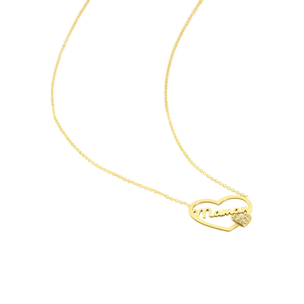 Collier Verohanta Or Jaune Oxyde De Zirconium - Colliers avec pierres Femme | Marc Orian