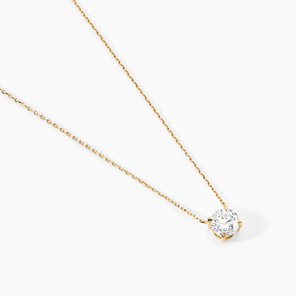 Collier Ponama Or Jaune Oxyde De Zirconium - Colliers avec pierres Femme | Marc Orian