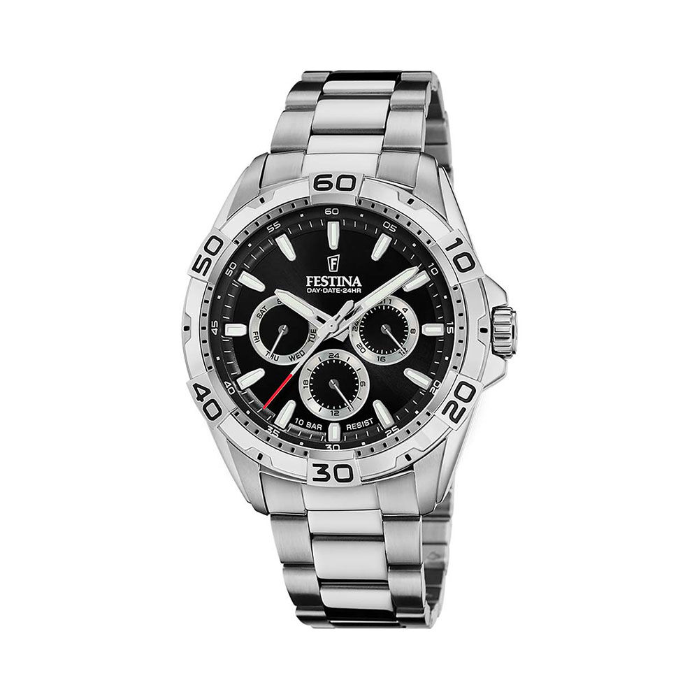 Montre Festina Multifonctions Noir - Montres &eacute;tanches Homme | Marc Orian