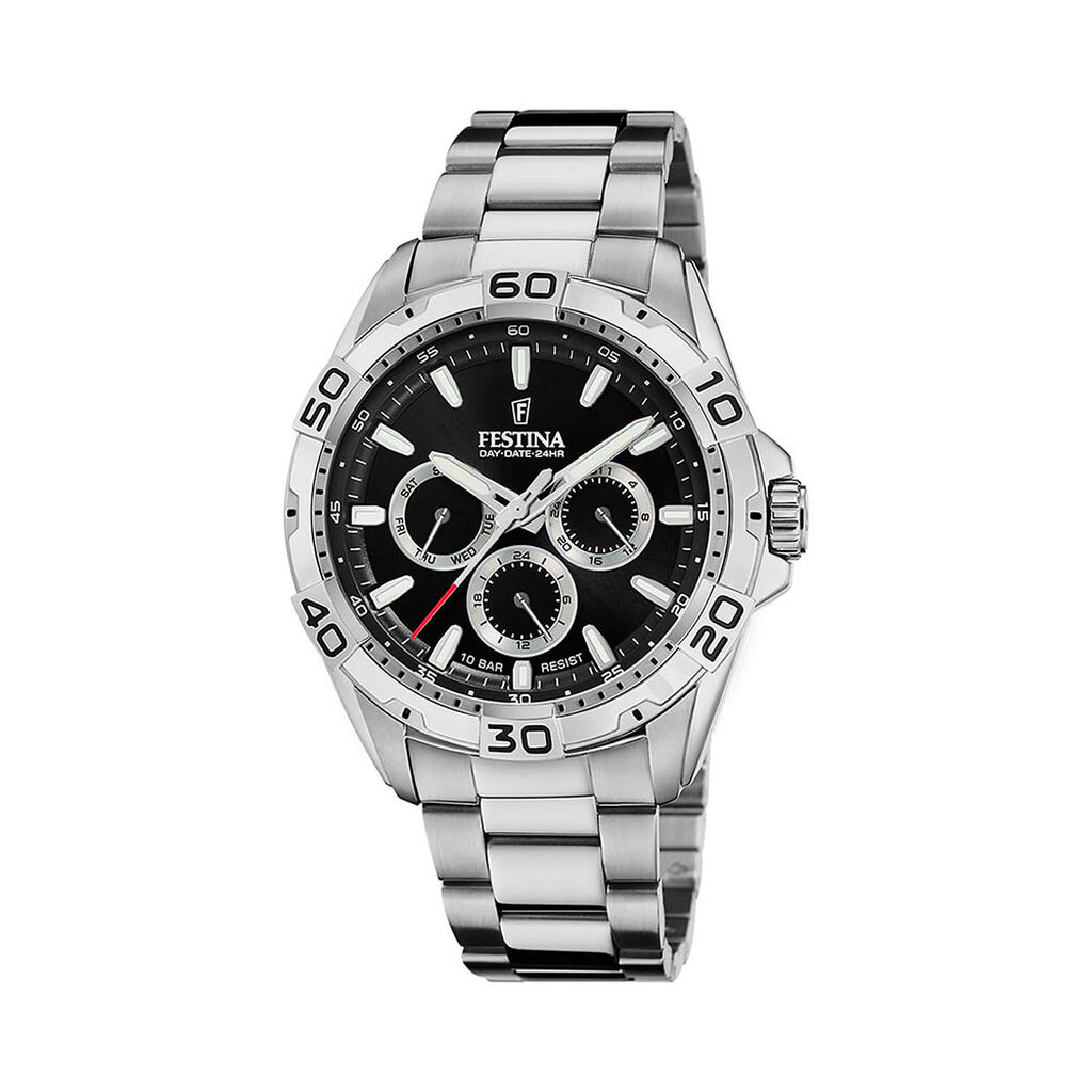 Montre Festina Multifonctions Noir - Montres &eacute;tanches Homme | Marc Orian