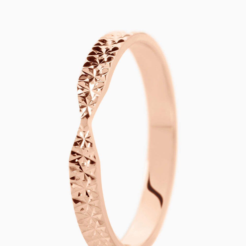 Alliance Or Rose Diamant&eacute;e - Alliances personnalis&eacute;es Femme | Marc Orian