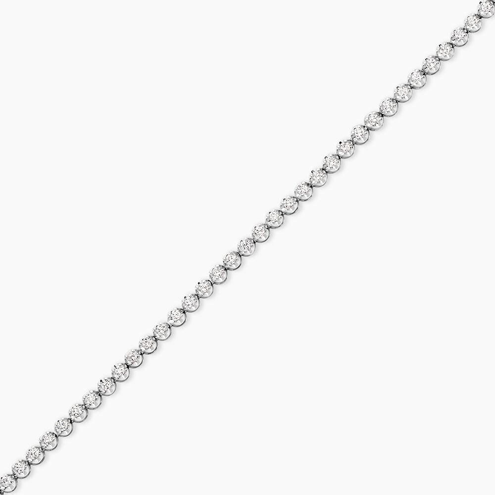 Bracelet Aleonor Or Blanc Diamant - Bracelets cha&icirc;nes Femme | Marc Orian