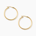 Cr&eacute;oles Verania Argent Dor&eacute; A L'Or 750/1000 - Cr&eacute;oles Femme | Marc Orian