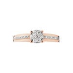 Bague Kate Or Rose Diamant - Parures de mariage Femme | Marc Orian