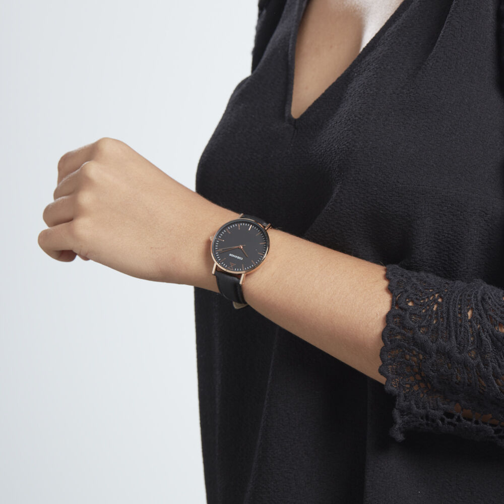 Montre Codhor Cindy Noir - Montres étanches Femme | Marc Orian