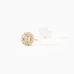 Boucles D'oreilles Or Jaune Vallie Oxydes - Puces Femme | Marc Orian