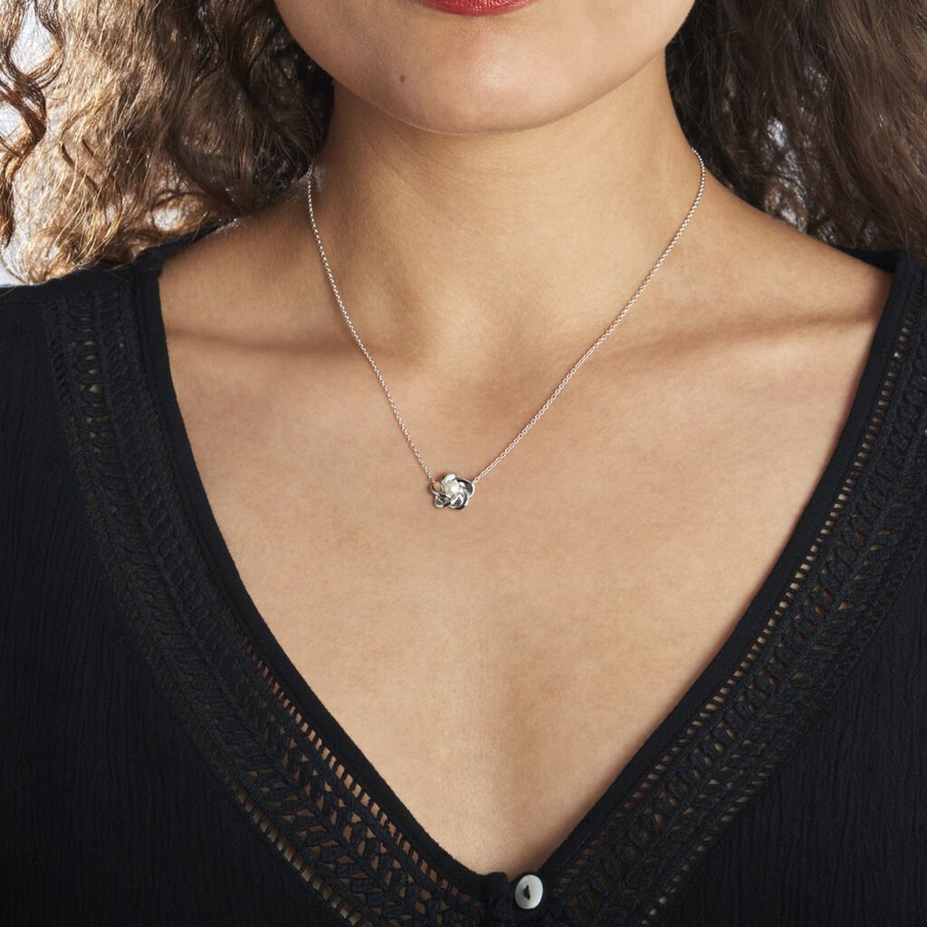 Collier Kanani Argent Blanc Perle De Culture - Colliers Femme | Marc Orian