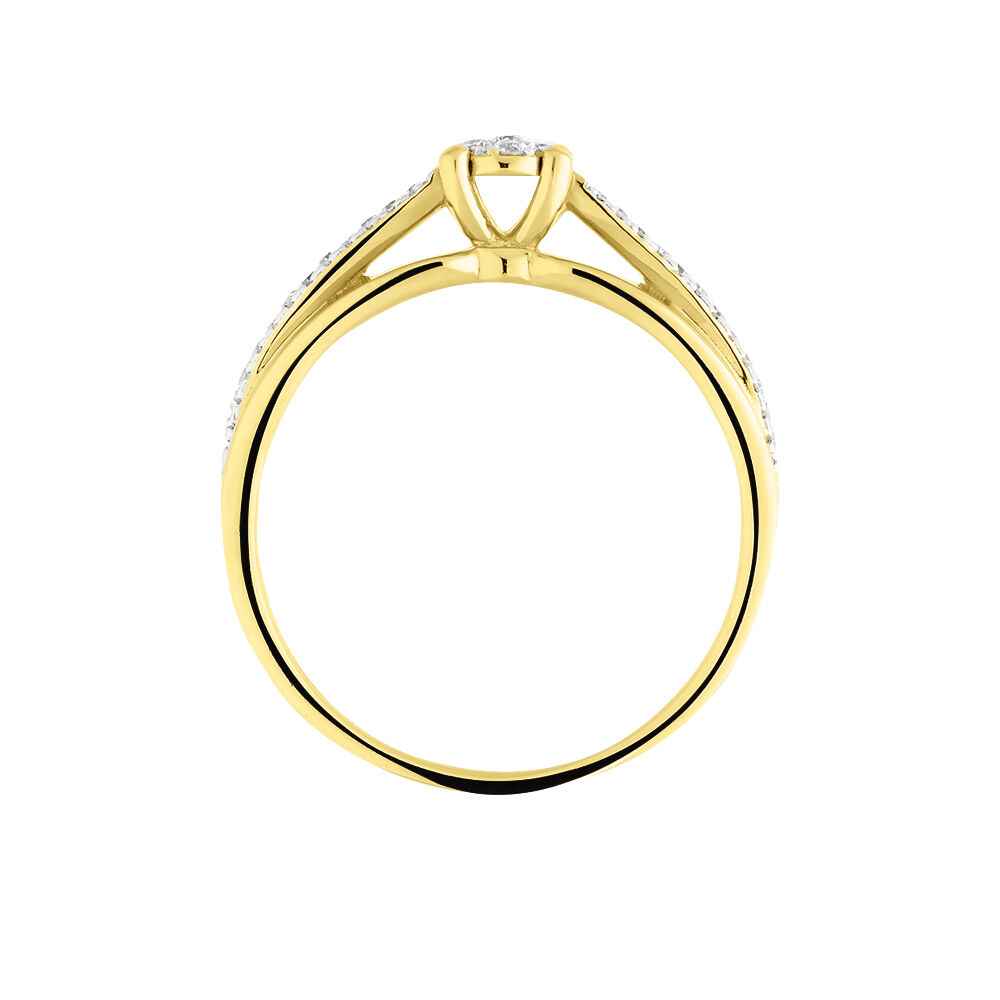 Bague Kate Or Jaune Diamant - Parures de mariage Femme | Marc Orian