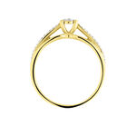 Bague Kate Or Jaune Diamant - Parures de mariage Femme | Marc Orian