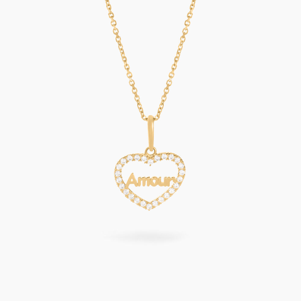 Pendentif Cowal Or Jaune Oxyde De Zirconium - Pendentifs Femme | Marc Orian