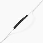 Bracelet Septima Argent Blanc Spinelle - Bracelets fantaisie Femme | Marc Orian