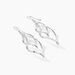 Boucles D'oreilles Pendantes Lisi Argent Blanc - Pendantes Femme | Marc Orian