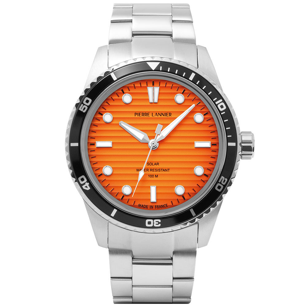 Montre Pierre Lannier Inti Orange - Montres étanches Homme | Marc Orian