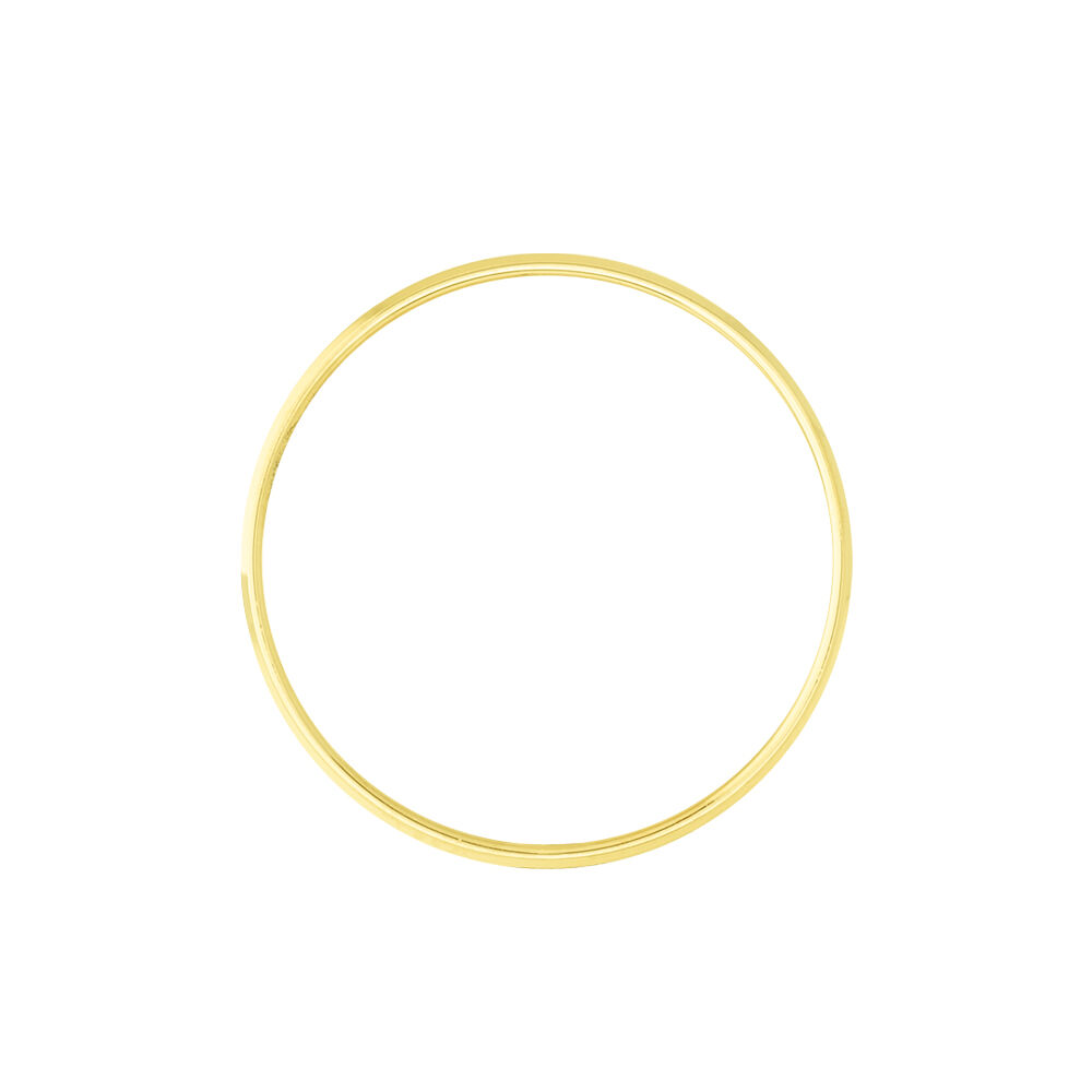 Alliance Isidorius Ruban Bombe Or Jaune - Alliances personnalis&eacute;es Famille | Marc Orian