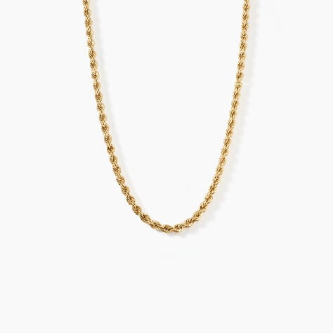 Collier Cordelia Maille Corde Or Jaune - Chaines Femme | Marc Orian